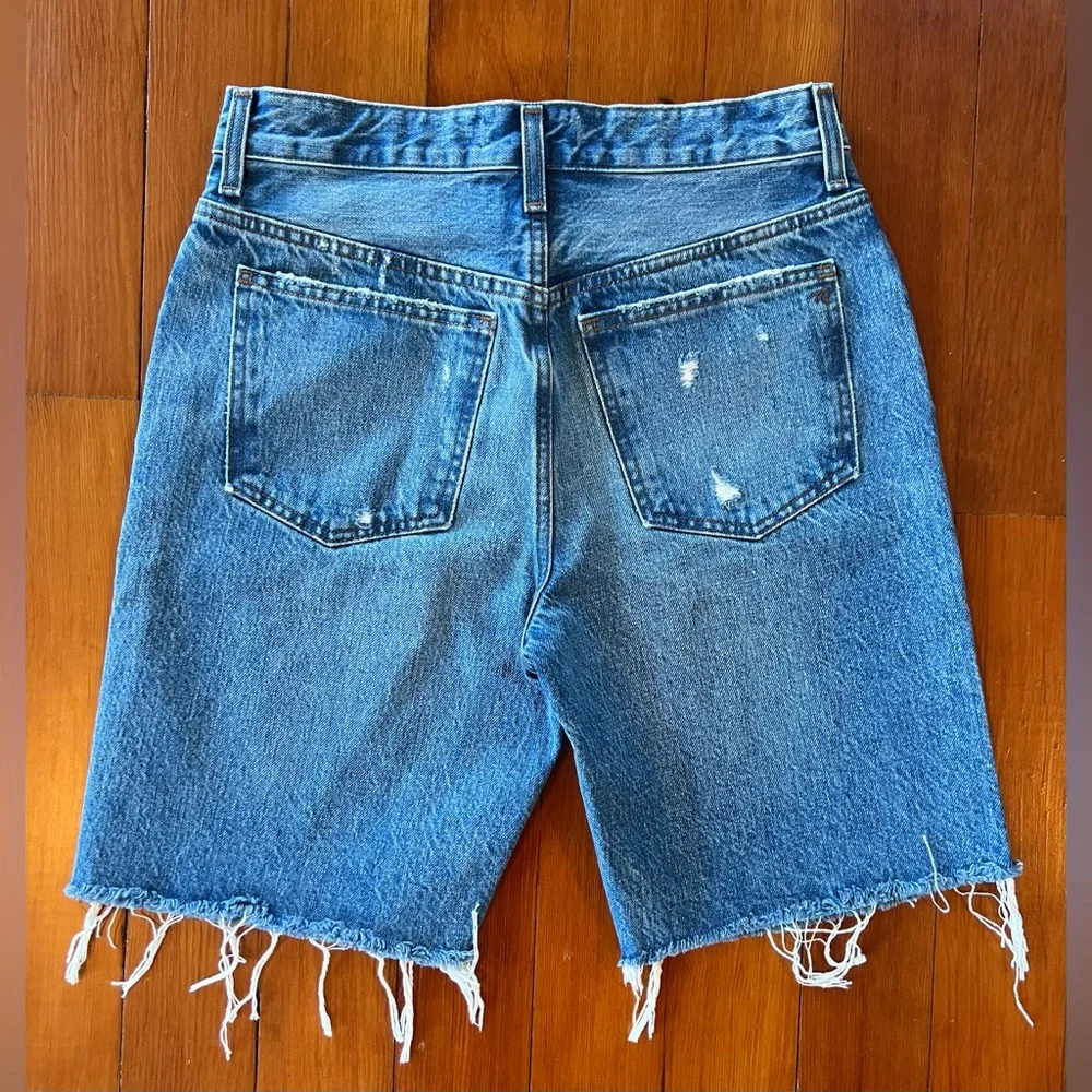 NWOT Madewell Long Denim Shorts in Pedersen Wash - 25